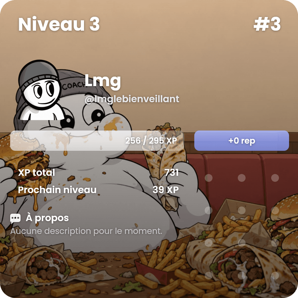 Carte de profil de Lmg